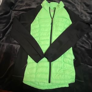Black and neon green jacket